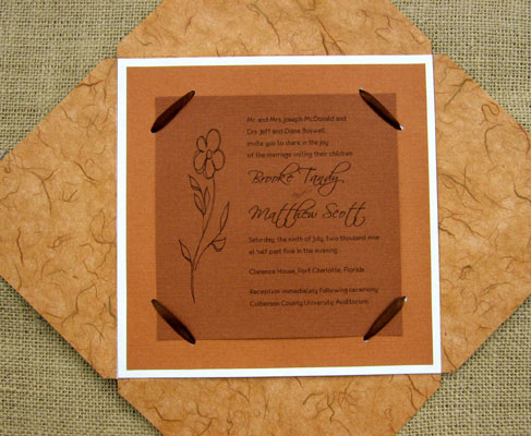 Fall wedding invitation wording