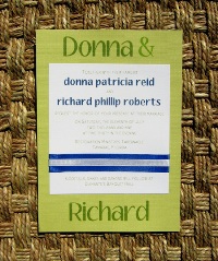 Blue Wedding Invitations 04