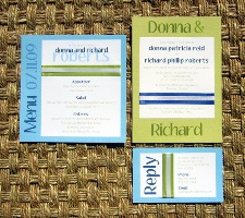 Blue Wedding Invitations 06