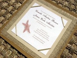 Beach Wedding Invitations 04