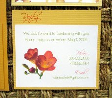 Orange Wedding Invitations 10