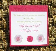 Pink and Green Wedding Invitations 10